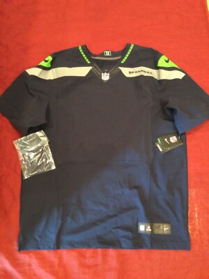Seattle Seahawks Nike Home and Road jerseys player/ fan $295 Game Ready  SZ 56