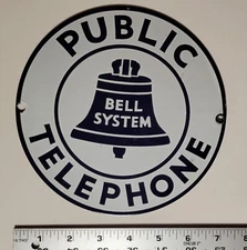 Vintage Original 7" diameter Bell System Public Telephone POS 