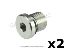 BMW (2003-2016) Transmission Drain Plug (2) URO PARTS + 1 YEAR WARRANTY