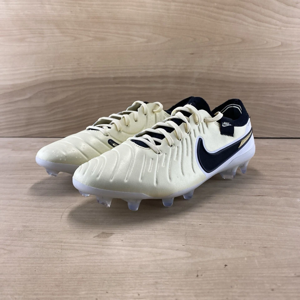 Nike Tiempo Legend 10 Elite FG Womens 6.5 Mens Sz 5 Lemonade/Gold Soccer Cleats - Image 4 of 4