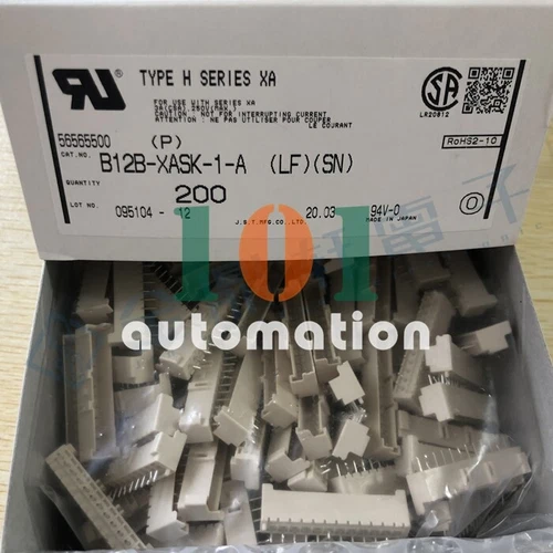 QTY:200 New For JST B12B-XASK-1-A(LF)(SN) Connector 12P needle base 2.5mm