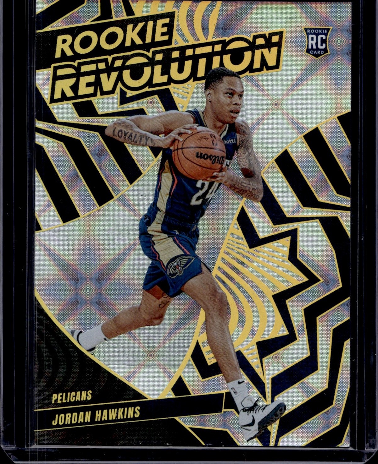 2023-24 Panini Revolution Jordan Hawkins #17 RC Rookie Revolution Galactic (B)