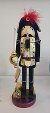 2008 Pier One 15" Christmas Nutcracker Collection Pirate Treasure Chest & Sword