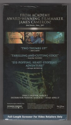 Ghosts of the Abyss (Rare Factory Sealed VHS Screener / Watermark ...