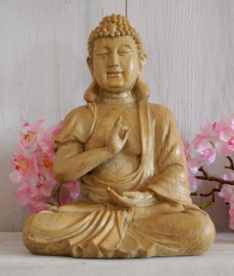 Buddha Figur Gartendeko Dekofigur Feng Shui Asien China Zen Meditation Yoga Deko