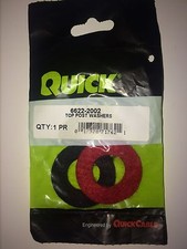 2 Pairs Battery Terminal Protectors Corrosion Preventative Washers Top Terminal