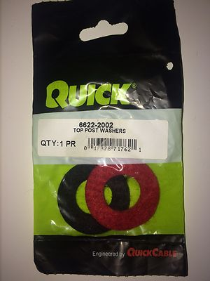 #ad 2 PAIRS Battery Terminal Protectors Corrosion Preventative Washers Top Terminal $3.99