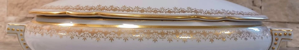 Antique Gilman Collamore & Co NY Oval Vegetable Bowl - Image 4 of 4