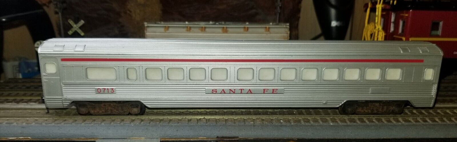 LIONEL set of 4 HO Santa Fe passenger cars eBay