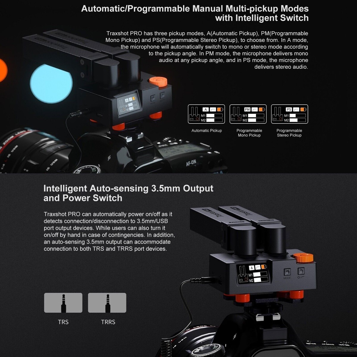 Comica Traxshot PRO Super Cardioid Transformable All-in-One