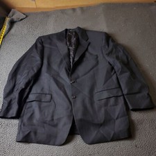 Ralph Lauren Wool Cashmere Blazer Mens 48L Multicolor Striped Suit Jacket