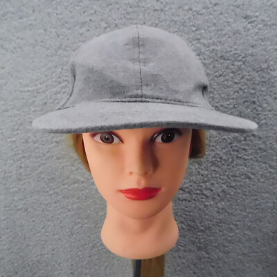 ATMOSPHERE Plain Mom/Dad Gray Adult Cap Hat Hook & Loop Adjustable Poly Cotton