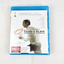12 Years A Slave - Blu-Ray Region A,B,C. Brad Pitt, Benedict Cumberbatch.