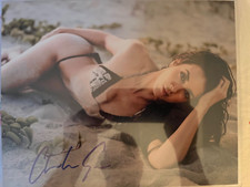 Chelsea Green Signed WWE NXT Bikini 8x10 Photo Impact Laurel Van Ness