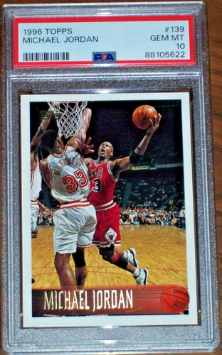 1996 Michael Jordan #139 Topps PSA 10 Chicago Bulls