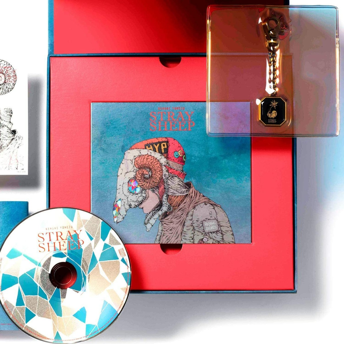 Yonezu Kenshi STRAY SHEEP First edition limited CD + Keychain in