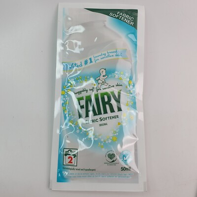 5x Fairy 50ml Fabric Softener Conditioner Sachets Launderette 