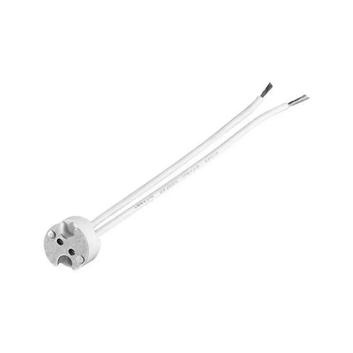 Set 10 Portalampada G4 In Ceramica – Attacco A Due Pin, Cavo 20 Cm, Resistente Al Calore, Per LED E Alogene 12V, Per Mobili E Vetrine