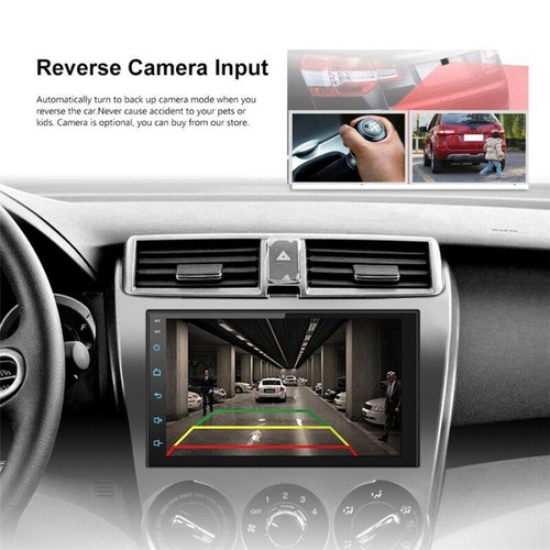 7" 2 Din Android 9.1 Car Stereo Radio Touch Screen Quad-core GPS Nav Wifi Player - Picture 7 of 12
