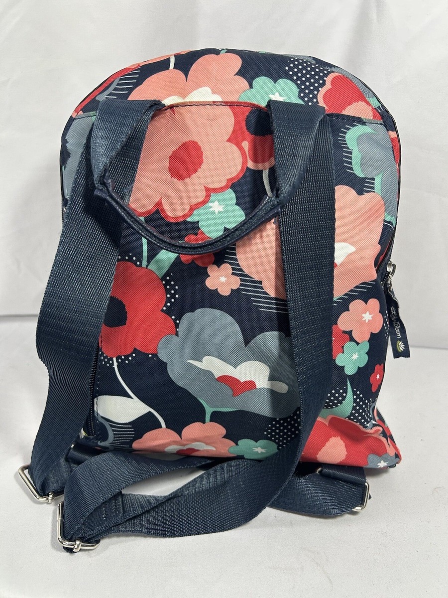Lily Bloom Floral Black Multi Mini Backpack Lily Bloom Multicolor Floral Zippered Backpack With  main image 4