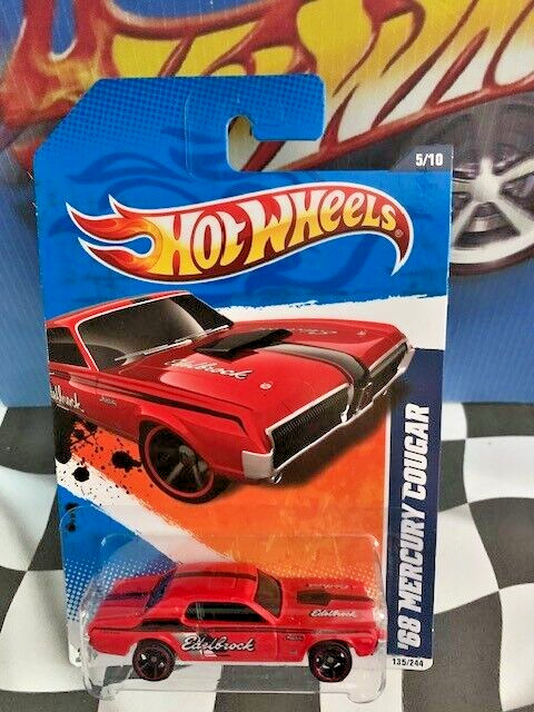 Hot Wheels 2011 HW Performance 5/10 135 1968 '68 Mercury Cougar RED OH5