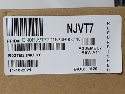 DELL NJVT7 System Board For Poweredge M620 Server