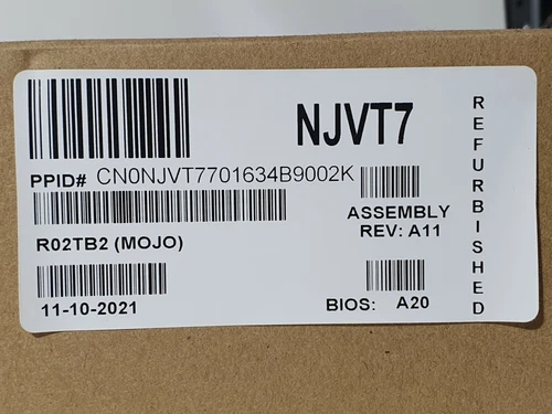 DELL NJVT7 System Board For Poweredge M620 Server