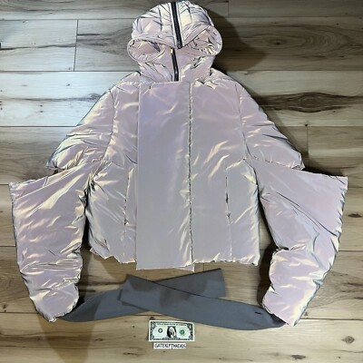 Rick Owens Jacket FW22 Strobe Gauntlet Reflective Grey | eBay