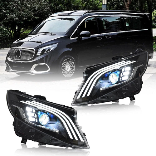 Uograde LED Headlight For Mercedes Benz VITO Metris 2015-2023 Head Lamp Assembly - Picture 1 of 20