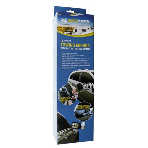 Supex Easy Fit Towing Mirror Fully Adjustable - Picture 2 of 3