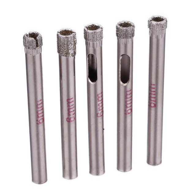1/4" inch Diamond Drill Bit Hole Saw Tools 10 Pcs Set Drilling Marble Stone eBay