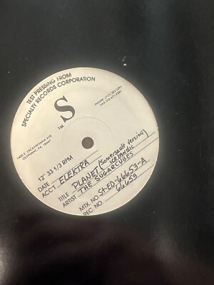 The Sugarcubes (Bjork) - Planet - 1989 Electra Records 12  Vinyl Test Pressing