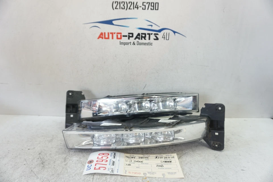 Dodge Charger 2015 2018 juego de luces antiniebla LED OEM UC57958 2016 2017 Foto 2 de 4