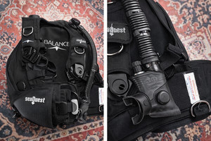 Aqualung BALANCE Scuba Dive BCD Size Medium/small with airsource, Seaquest