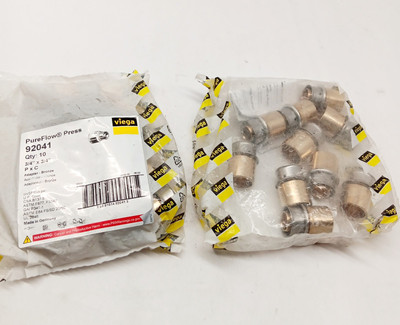 Viega PureFlow Press 3/4'' x 3/4'' Bronze Adapter 92041 QTY: 20 total