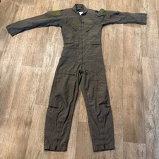 US Military Flight Suit Mens 34R Regular Flyers CWP-27/R USAF Coveralls