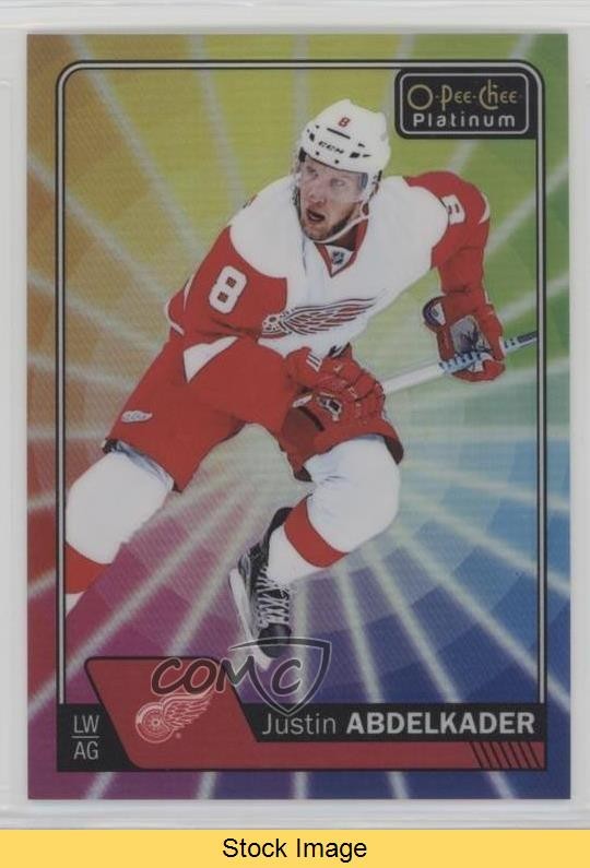 2016-17 O-Pee-Chee Platinum Rainbow Color Wheel Justin Abdelkader #34 READ 0w6