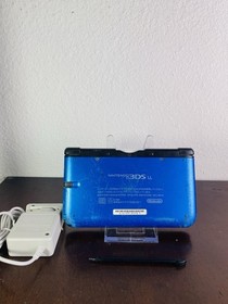 Nintendo 3DS XL LL Gray Handheld English Console Charger Stylus SD US TESTED