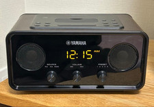 Yamaha TSX-70 sistema audio desktop orologio radio aux iPod dock marrone Giappone