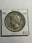 1921-P $1 PEACE SILVER DOLLAR NICE XF HIGH RELIEF KEY DATE