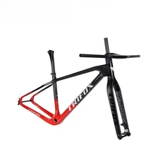 29er MTB Bicycle Carbon Full Internal Cable Routing Frameset  with Carbon Fork