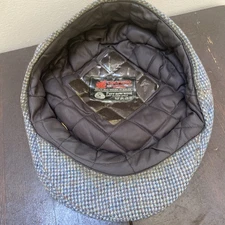 Trefriw Woollen Mills Newsboy 100% Pure New Wool Hat Men's Spun Woven In Wales