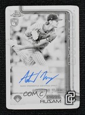 2025 Chrome Update Rookie Debut Printing Plate Black 1/1 Adam Mazur Auto 1s4s