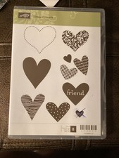 Stamp in Up. I Heart Hearts. Misusing One. See Pics. 118571. Cardmaking Stamps