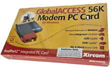 Xircom GlobalACCESS 56K CardBus Modem PC Card RealPort2 Sealed NOS Windows 98