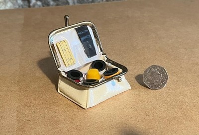 Vintage Reise Nähset Handtasche