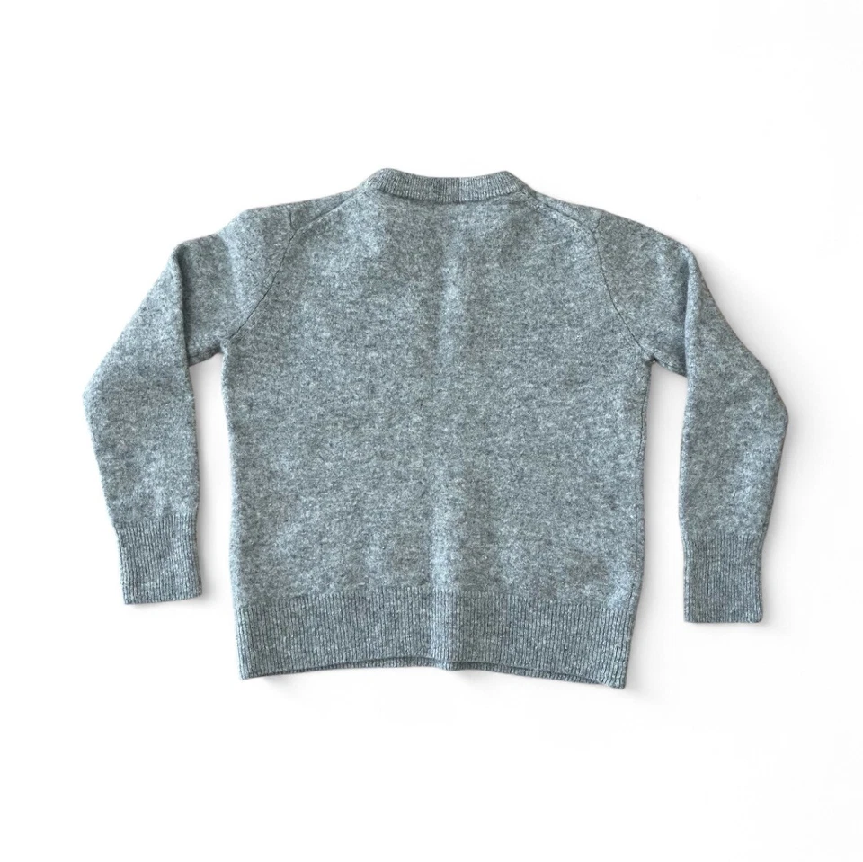 Skull 羊绒 Heather 灰色长袖圆领套衫毛衣女式 S 码 — 第 2/4 张图片