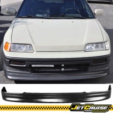 Fits 88-91 Honda Crx Cs Style Front Bumper Lip Spoiler Bodykit Unpainted Pu Fits 88-91 Honda Crx Cs Style Front Bumper Lip Spoiler Bodykit Unpainted Pu