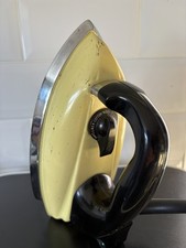 Vintage * Yellow * Morphy Richards Senior Iron 1960s Collectors Prop Retro