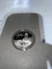 2019 Seasons Greetings Lighthouse Christmas Coin 1 Troy Oz .999 Fine Silver